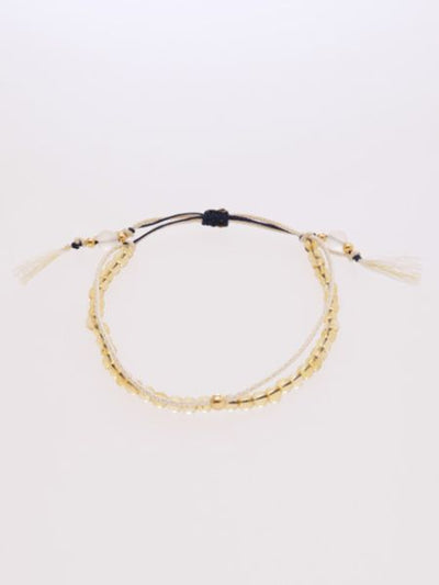 Nov Birthstone Silk Code Braid Bracelet - Citrine