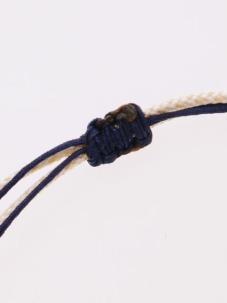 Bracelet tressé Silk Code avec pierre de naissance de novembre - Citrine