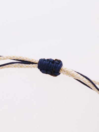十二月诞生石丝质编织手链 - 绿松石