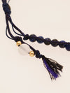 Silk String KUMIHIMO Braid Bracelet Lapis Tiger Eye φ4