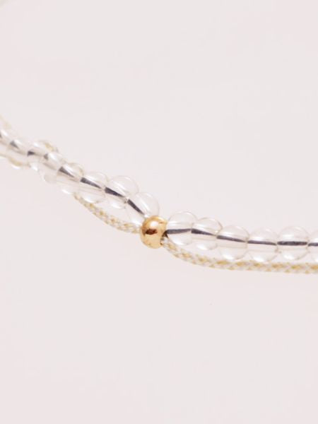 Birthstone Silk Braid Anklet- APR