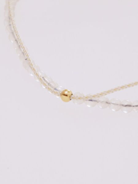 Birthstone Silk Braid Anklet- JUN