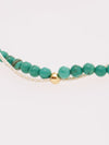 Menghasilkan Batu Sutra String Anklet Desember Turquoise