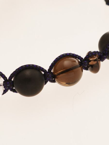 霜石絹紐ブレスレット White Tiger Eye