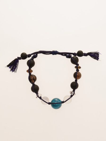Silk Code Braid Bracelet - Apatite