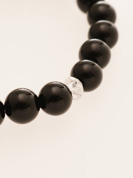 Green Tiger Eye x Black Onyx Bracelet