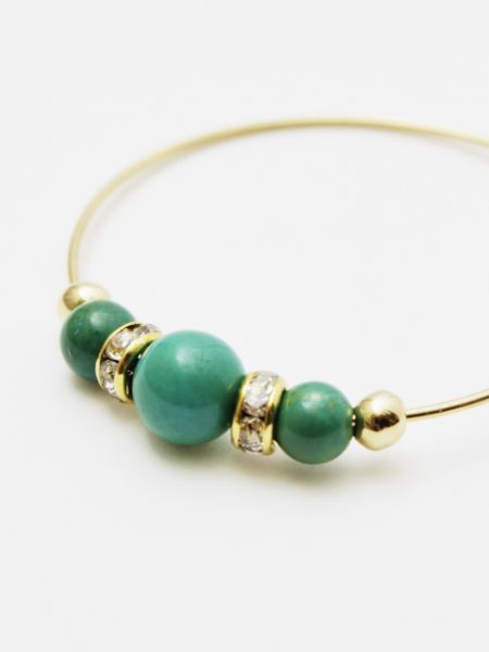 탄생석 크리스탈 후프 이어링