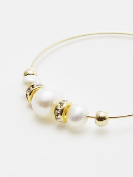 탄생석 크리스탈 후프 이어링