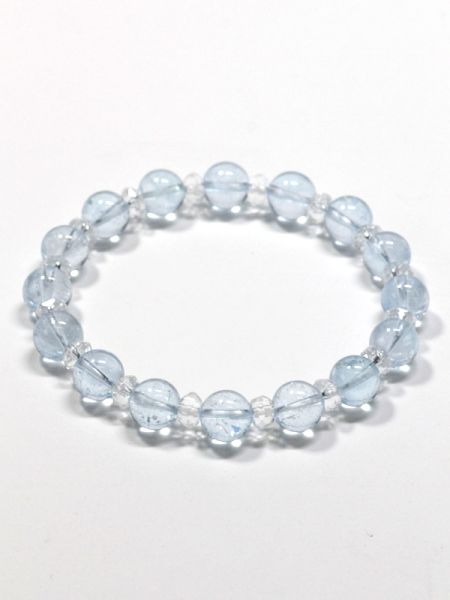 8mm Blue Topaz Bracelet