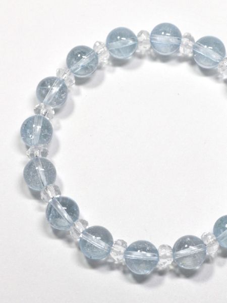 8mm Blue Topaz Bracelet