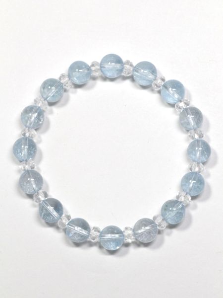 8mm Blue Topaz Bracelet