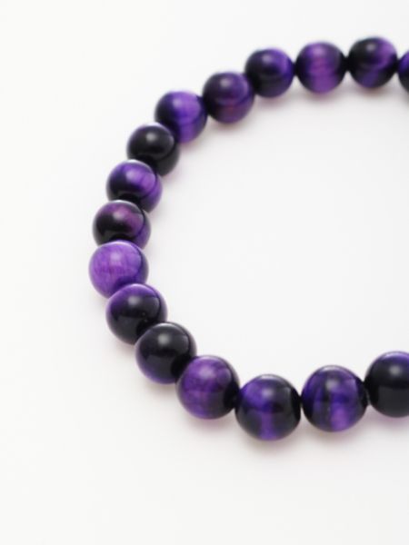 3A Grade 8m Purple Tiger Eye Bracelet