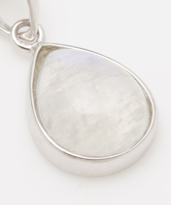 Rainbow Moonstone Drop Pendant