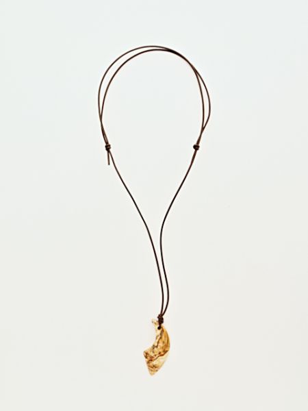 Gemstone Horn Shaped Necklace