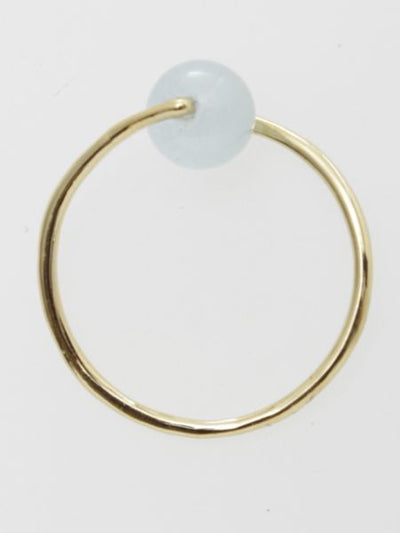 6mm Gemstone Curvy Ring