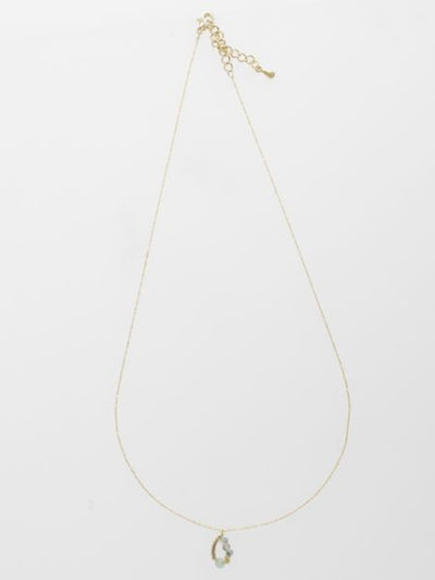 Asymmetrische Edelstein-Charm-Halskette