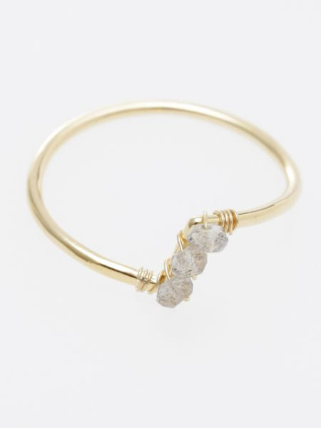 Gemstone Ring Rings by 岩座 - Ametsuchi