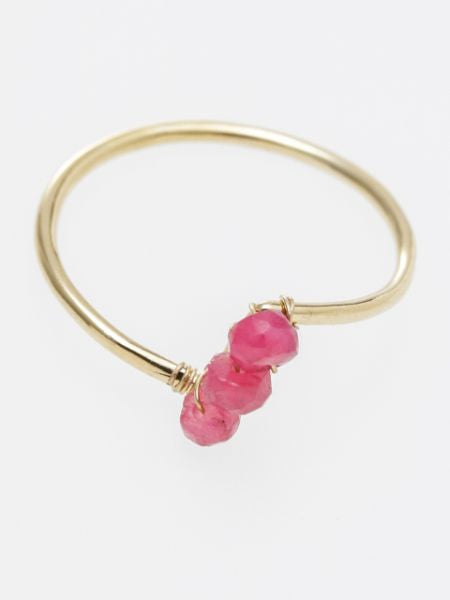 Gemstone Ring Rings by 岩座 - Ametsuchi