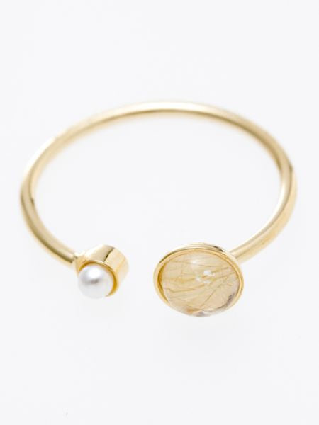 Bague Gemstone x Perle
