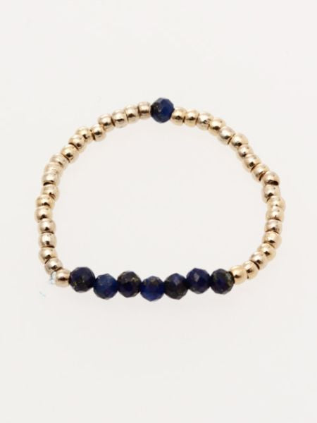 Beaded Gemstones Ring Rings by 岩座 - Ametsuchi