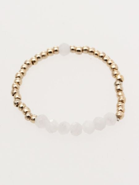 Beaded Gemstones Ring Rings by 岩座 - Ametsuchi