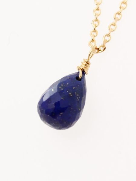 Drop Cut Gemstone Necklace Necklaces by 岩座 - Ametsuchi