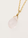 Drop Cut Gemstone Necklace