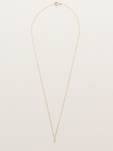 Drop Cut Gemstone Necklace Necklaces by 岩座 - Ametsuchi
