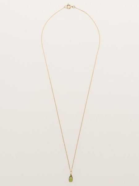 Drop Cut Gemstone Necklace Necklaces by 岩座 - Ametsuchi