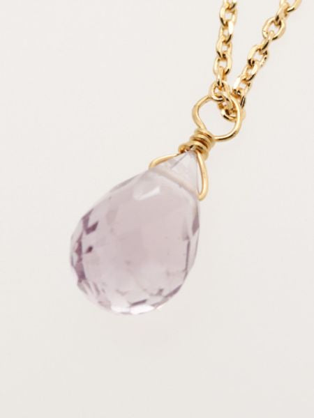 Drop Cut Gemstone Necklace Necklaces by 岩座 - Ametsuchi