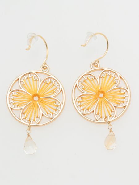 Floral Earrings Earrings by 岩座 - Ametsuchi