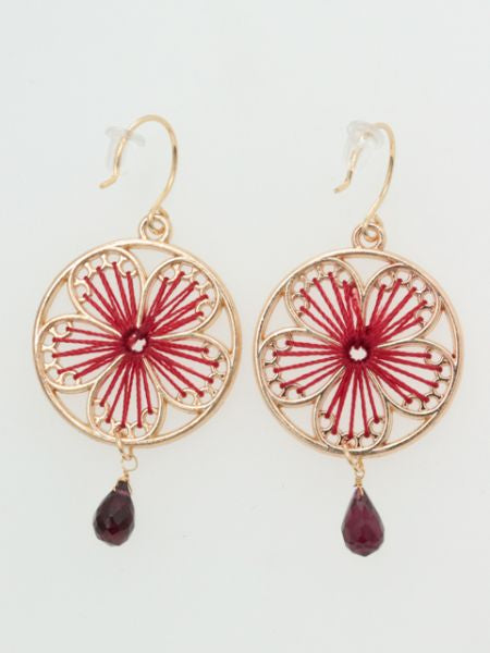 Floral Earrings Earrings by 岩座 - Ametsuchi