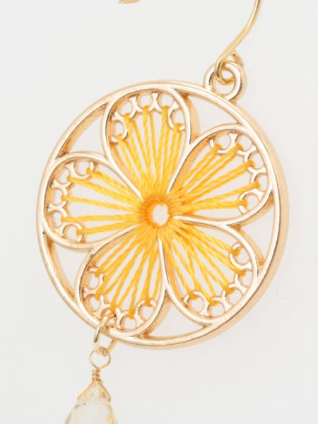Floral Earrings Earrings by 岩座 - Ametsuchi