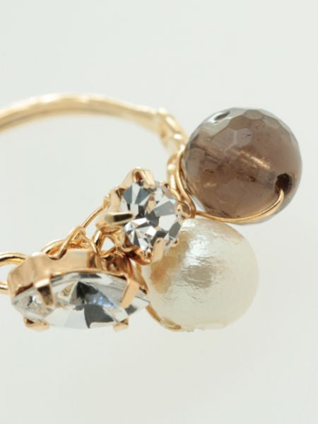 Gemstone x Cotton Pearl Ring