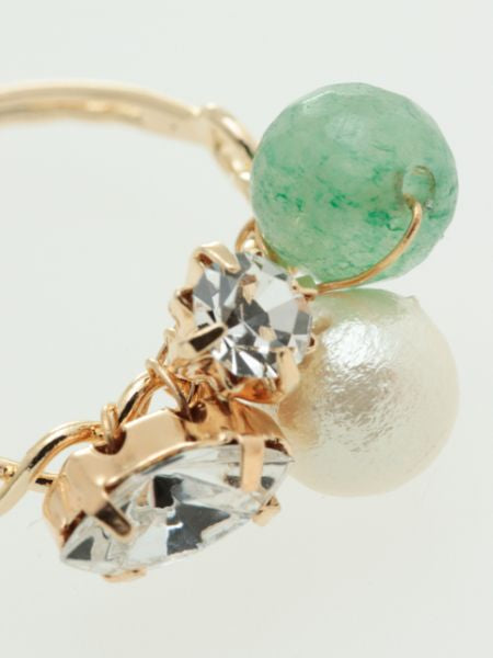 Gemstone x Cotton Pearl Ring