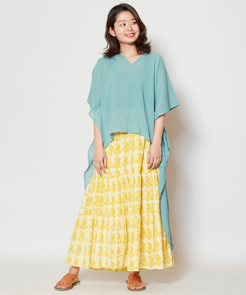 Plain High Low Hem Dress