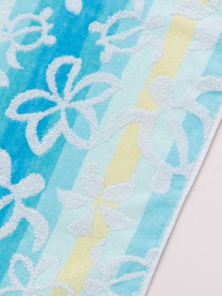 Plumeria Honu Face Towel