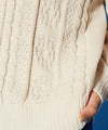 Haut à capuche en tricot moelleux