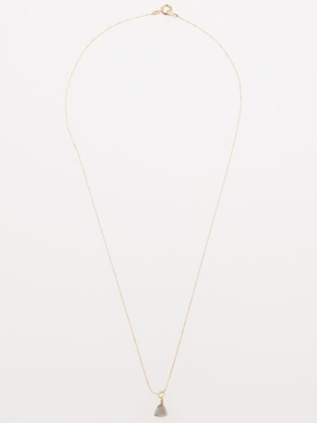 Triangle Cut Gemstone Necklace
