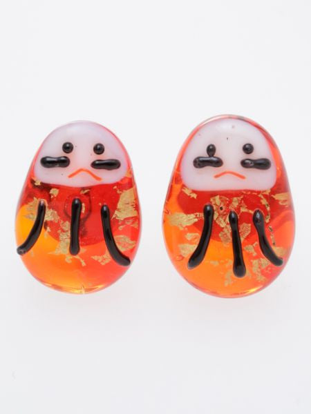 Auspicious Charm Glass Earrings