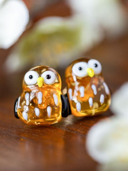 Auspicious Charm Glass Earrings