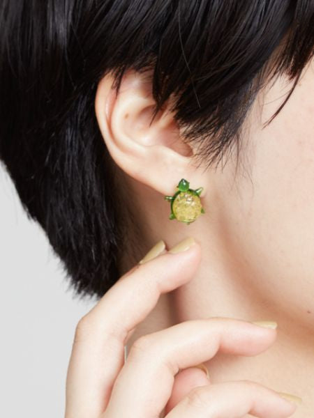Auspicious Charm Glass Earrings