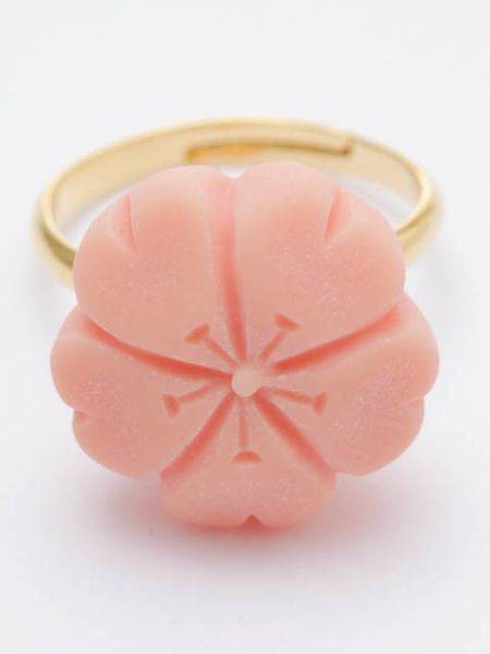 日式甜点吊饰戒指