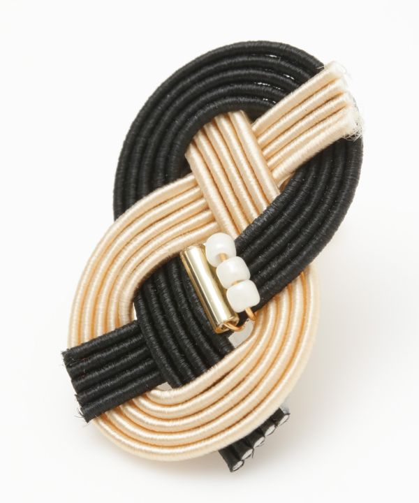 Bi Color MIZUHIKI Clip Earrings