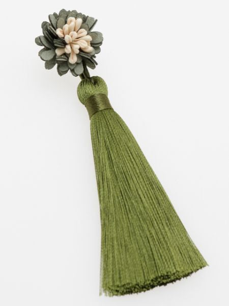 Boucles d'oreilles à pampilles chrysanthème