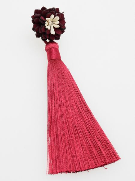 Boucles d'oreilles à pampilles chrysanthème