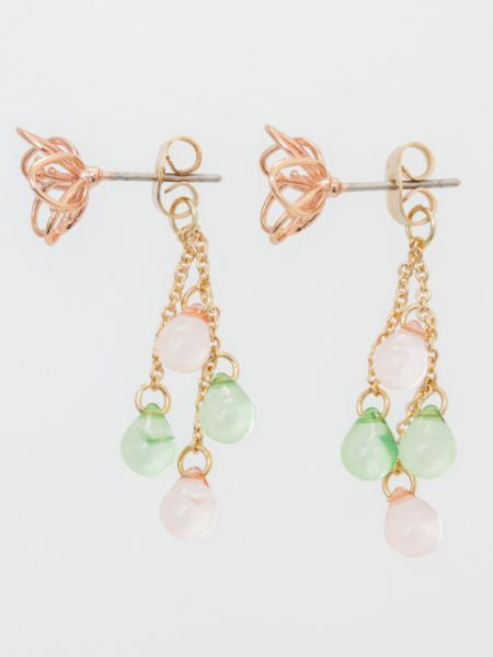 Winter Flower Dew Earrings