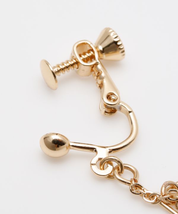 Spring Flower Clip Earrings