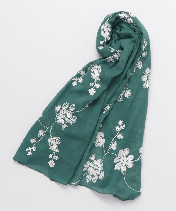 Floral Embroidery Large Stole