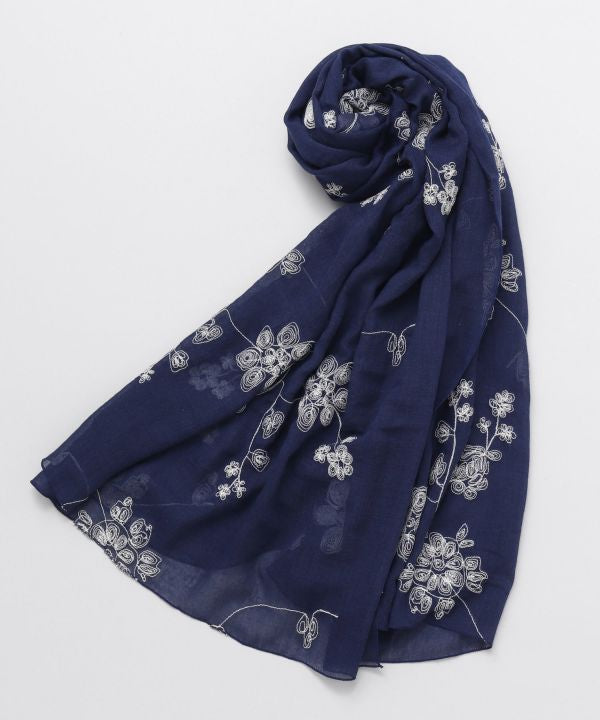 Floral Embroidery Large Stole